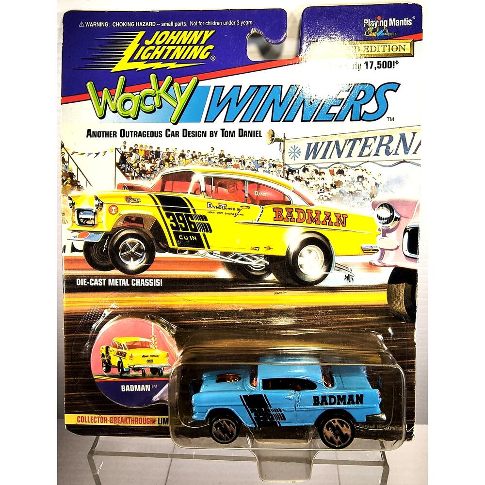 Johnny Lightning Wacky Winners Limited Edition BADMAN, New, See Pics/Descr.